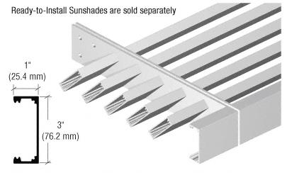 CRL Mill 1" x 3" "C" Channel Fascia - 146"