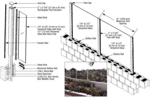 CRL AWS Rectangular Standard Aluminum Windscreen System
