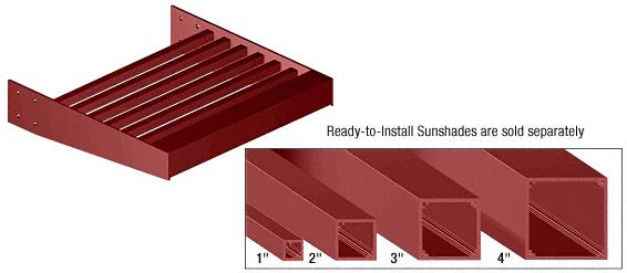 CRL Newlar Painted 3" x 3" Square Tube Blade - 146"