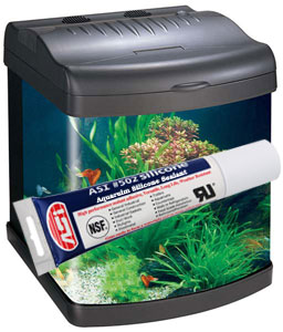 Aquarium Silicone Sealant Black - 2.8 oz Squeeze Tube