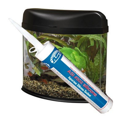 Silver Aquarium Silicone Sealant - 10 Oz Cartridge