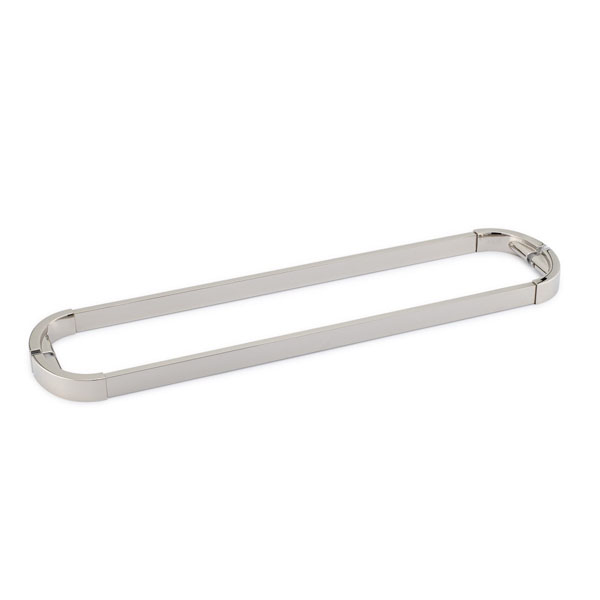 Aria 24" Cuttable Back-to-Back Double Sided Towel Bar - Polished Nickel