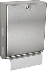 CRL Surface Mounted Paper Towel Dispenser for C-Fold or Multi-Fold Towels