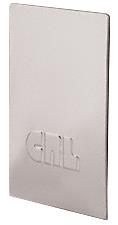 CRL Polished Stainless End Cap for B5L Series Low Profile Base Shoe