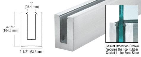 CRL Custom B5S Series Standard Square Aluminum Base Shoe