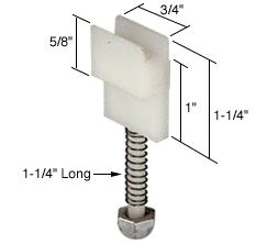 CRL CRL Sliding Screen Door 1-1/4" Bottom Guide