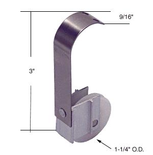 CRL Sliding Screen Door Spring Tension Roller 1-1/4" Nylon Wheel for Peachtree Doors - Package