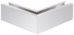 CRL Polished Stainless 12" 90&#186; Mitered Corner Cladding for B7S Series Heavy-Duty Square Base Shoe