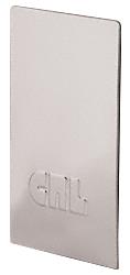 CRL Polished Stainless End Cap for B7S Series Heavy-Duty Square Base Shoe