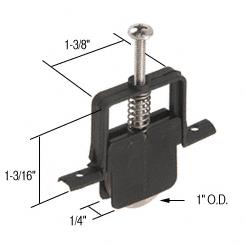 CRL 1" Stainless Steel Screen Door Roller
