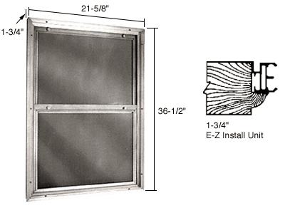 CRL 21-5/8" x 36-1/2" x 1-3/4" Bel-Air "E-Z Install" Bulk Door Unit - 25 Units