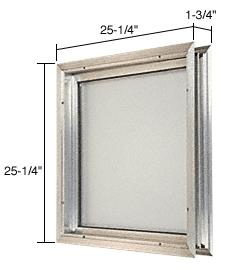 CRl Bel-Air 25-1/4" x 25-1/4" Look-Out Door Lite for 1-3/4" Door