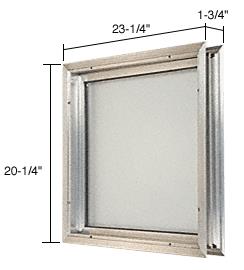 CRl Bel-Air 23-1/4" x 20-1/4" Look-Out Door Lite for 1-3/4" Door
