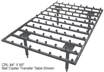 CRL 84" x 168" Ball Caster Transfer Table