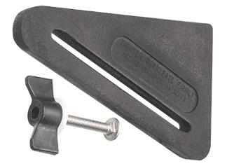 CRL Complete Barkleat Set with Stainless Steel Bolt - Stainless Steel  Washer - Acetal Wingnut