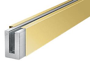 CRL Polished Brass Cladding for B5L Series Low Profile Base Shoe