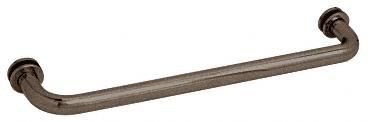 CRL 18" Oil Rubbed Bronze (BM Series) Tubular Single-Sided Towel Bar with Metal Washers
