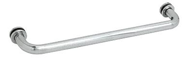 CRL 18" Polished Chrome (BM Series) Tubular Single-Sided Towel Bar with Metal Washers