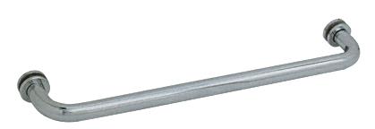CRL 22" Brushed Nickel (BM Series) Tubular Single-Sided Towel Bar with Metal Washers