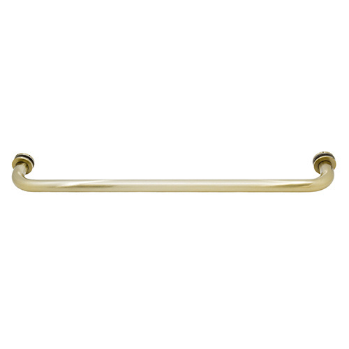 CRL 24" Brushed Bronze (BM Series) Tubular Single-Sided Towel Bar with Metal Washers
