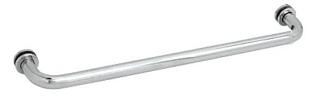 CRL 26" Polished Chrome (BM Series) Tubular Single-Sided Towel Bar with Metal Washers