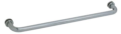 CRL 30" Brushed Nickel (BM Series) Tubular Single-Sided Towel Bar with Metal Washers