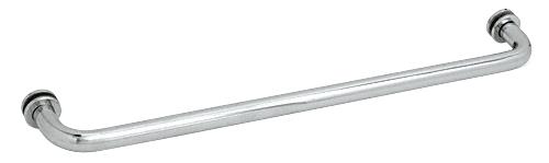 CRL 30" Polished Chrome (BM Series) Tubular Single-Sided Towel Bar with Metal Washers