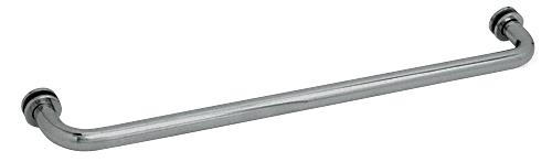 CRL 30" Polished Nickel (BM Series) Tubular Single-Sided Towel Bar with Metal Washers