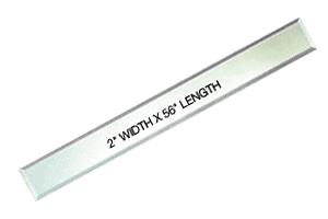 2" x 56" Mirror Strips Beveled on All Sides