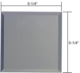 CRL Double Blank Without Screw Holes Glass Mirror Plate-Gray