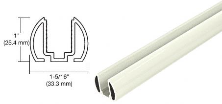 CRL AWS 48" Oyster White Bottom Rail