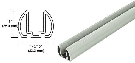 CRL AWS 48" Agate Gray Bottom Rail