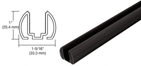 CRL AWS 60" Black Bottom Rail
