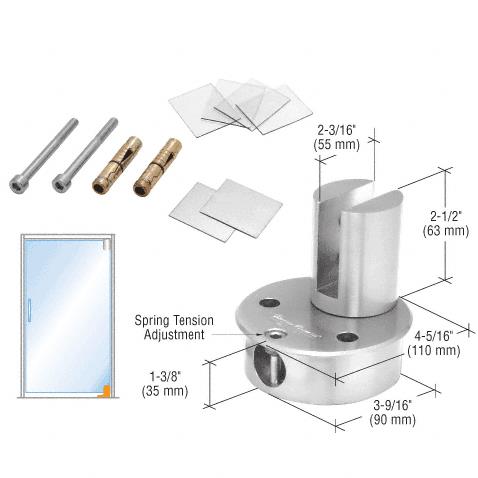 CRL Chrome Right Hand Beretta Closer With Door Patch