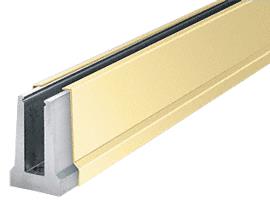 CRL Polished Brass Cladding for B5T Series Tapered Base Shoe