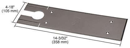 CRL Dark Bronze Dorma BTS80 Series Closer Cover Plate