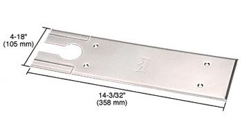 CRL DORMA BTS80 Series Polished Stainless Finish Cover Plates