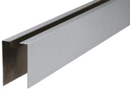 CRL Brushed Stainless 120" Cladding for Windscreen and Smoke Baffle Base Shoe