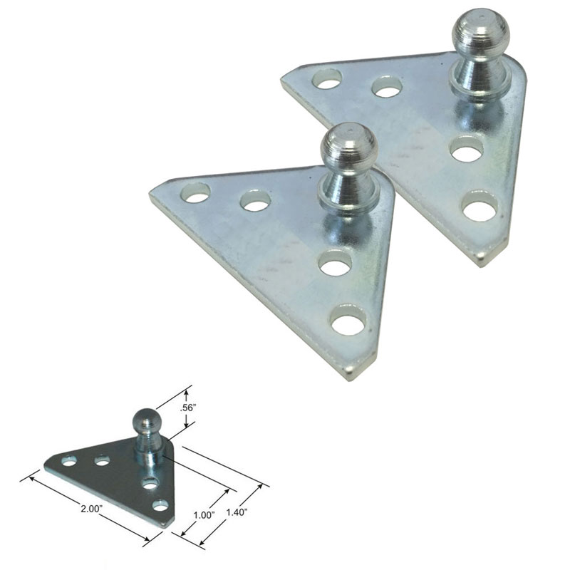 Gordon Glass&#174; GPB19 - 10MM Ball Stud Bracket for Gas Prop/Strut - Set of Two