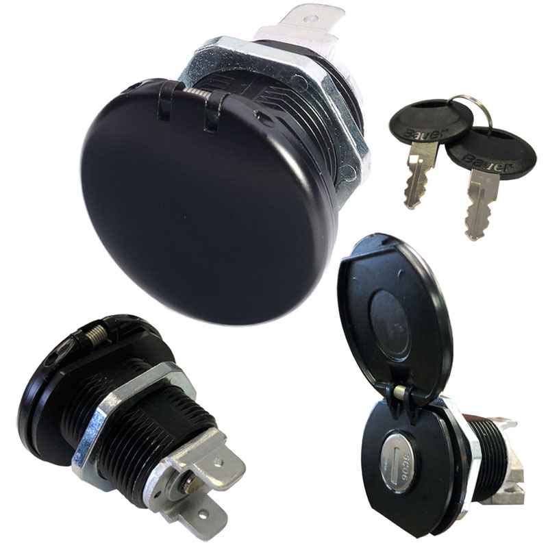 Gordon Glass&#174; Bauer SLC Fiberglass Truck Lids Locking Twist Handle