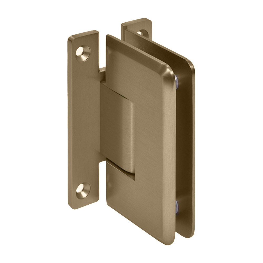 CRL Cologne 037 Series Dark Brushed Bronze Wall Mount Shower Door Hinge