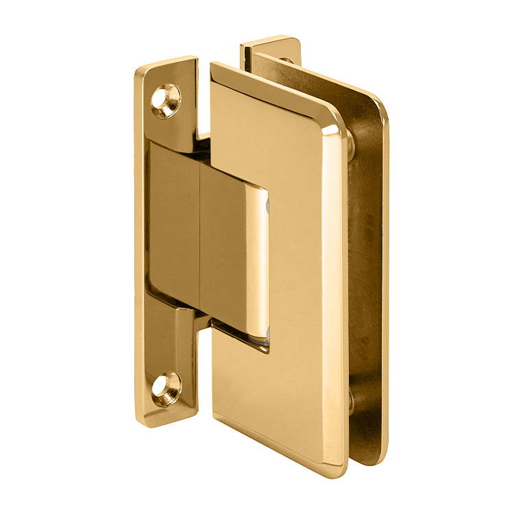 CRL Cologne 037 Series French Gold Wall Mount Shower Door Hinge