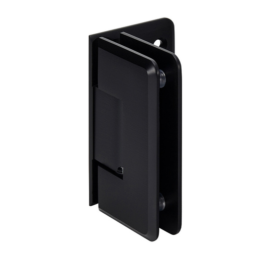 CRL Matte Black Cologne 044 Series Wall Mount Offset Back Plate Hinge