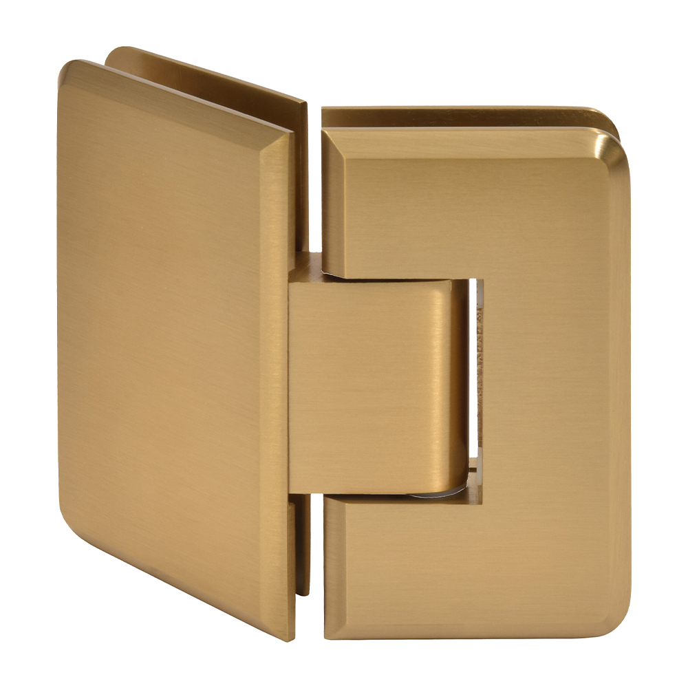 CRL Cologne 045 Series Modern Gold 135&#176; Glass-to-Glass Hinge