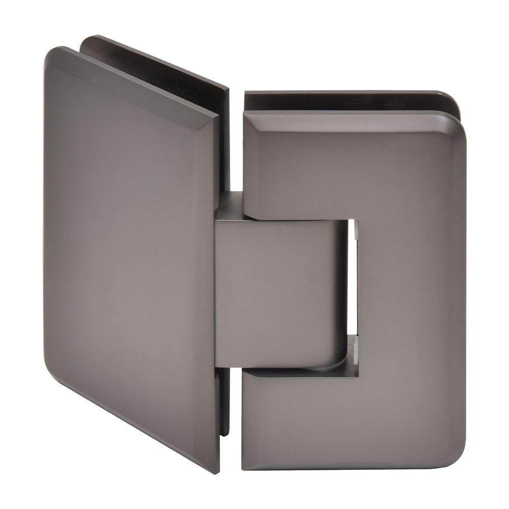 CRL Cologne 045 Series Matte Gun Metal 135&#176; Glass-to-Glass Hinge