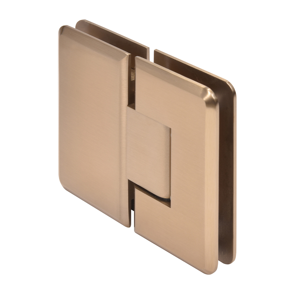 CRL Cologne 180 Series Dark Brushed Bronze 180° Glass-to-Glass Hinge