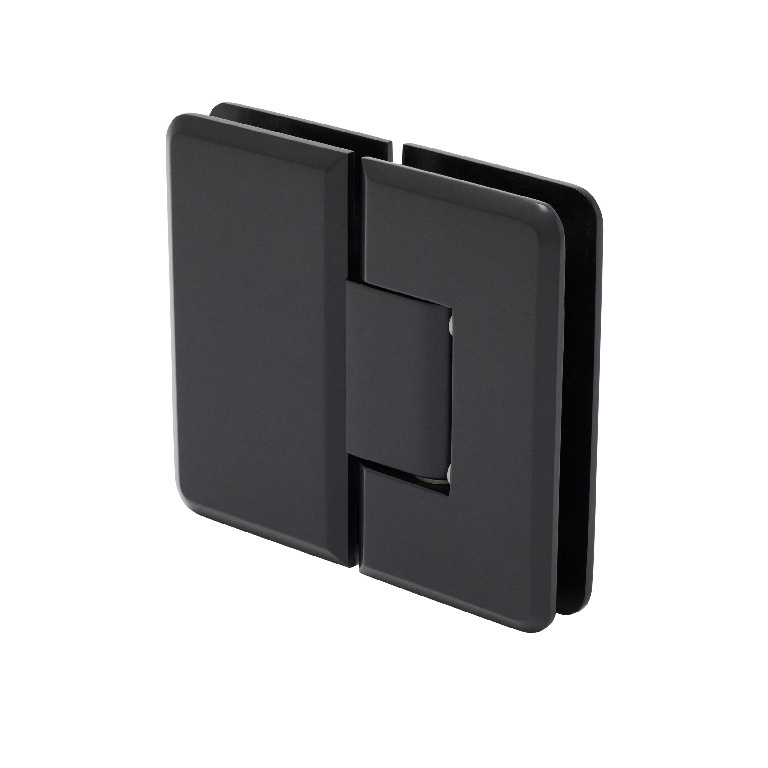 CRL Cologne 180 Series Matte Black 180° Glass-to-Glass Hinge