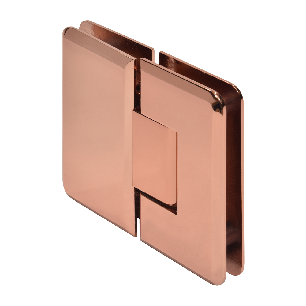 CRL Cologne 180 Series Rose Gold 180° Glass-to-Glass Hinge
