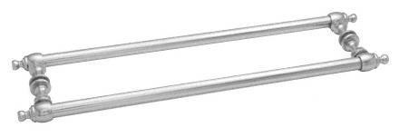 CRL Polished Chrome Colonial Style 18" Back-to-Back Towel Bar