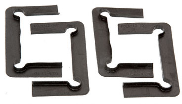 CRL Black Replacement Gasket Pack With Fin for Cologne Hinges